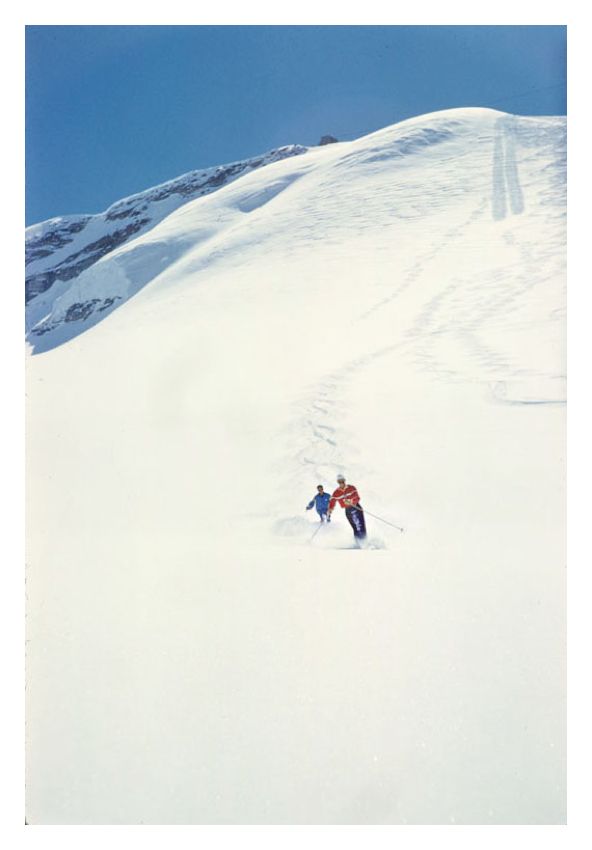 The Perfect Piste By Toni Frissell Archival Pigment Print Framed In Black photo furniture