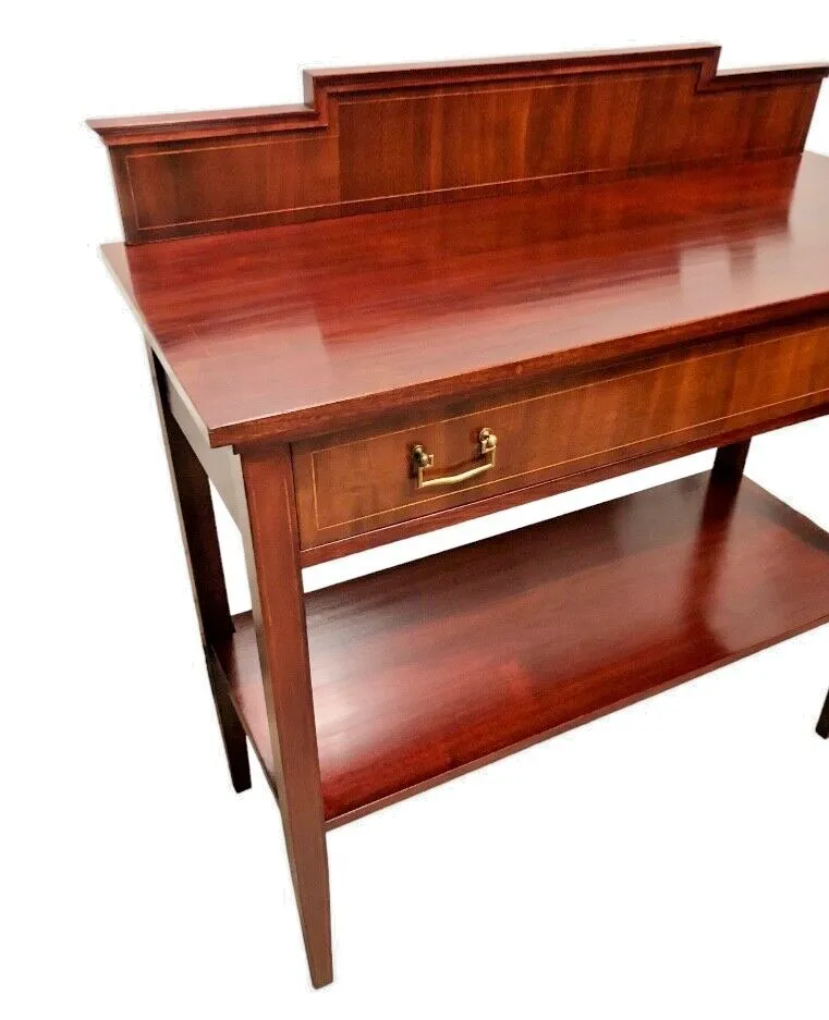 Handsome Edwardian Mahogany Buffet / Serving Table photo vinterior