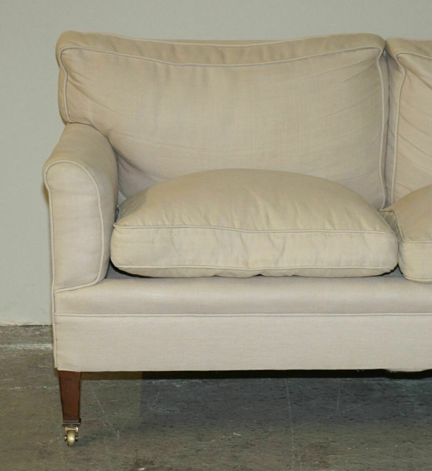 Antique Victorian 1880 Howard & Son Two Seat Sofa Stamped Ready For Upholstery photo 13500.0