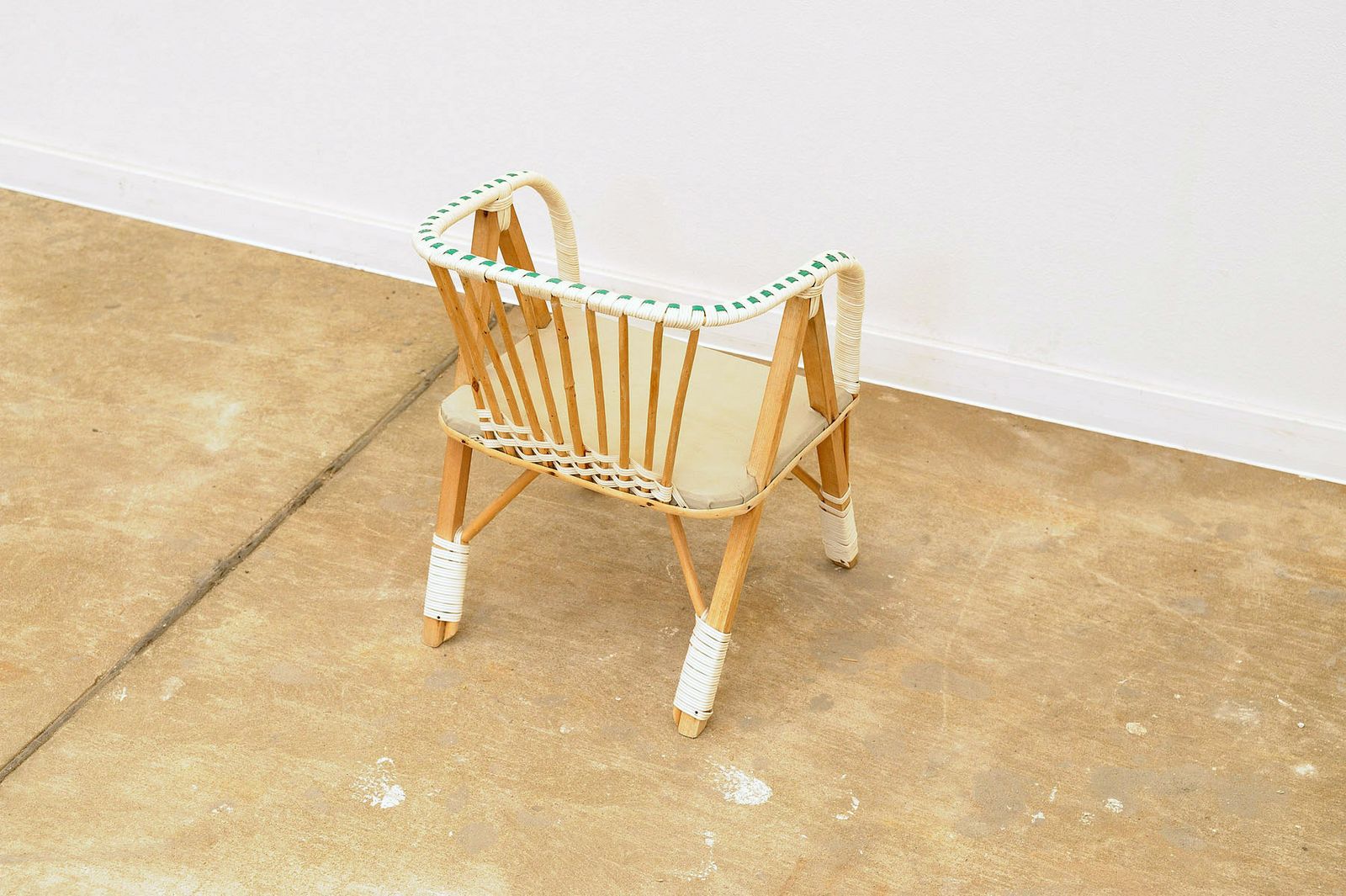 100.0 Very Small Children´S Wicker Chair, 1960´S, Czechoslovakia photo