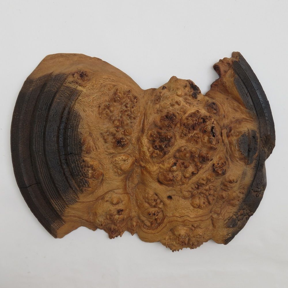 Very Large Handmade Mike Scott Chai Wall Sculpture In Burr Oak photo for sale
