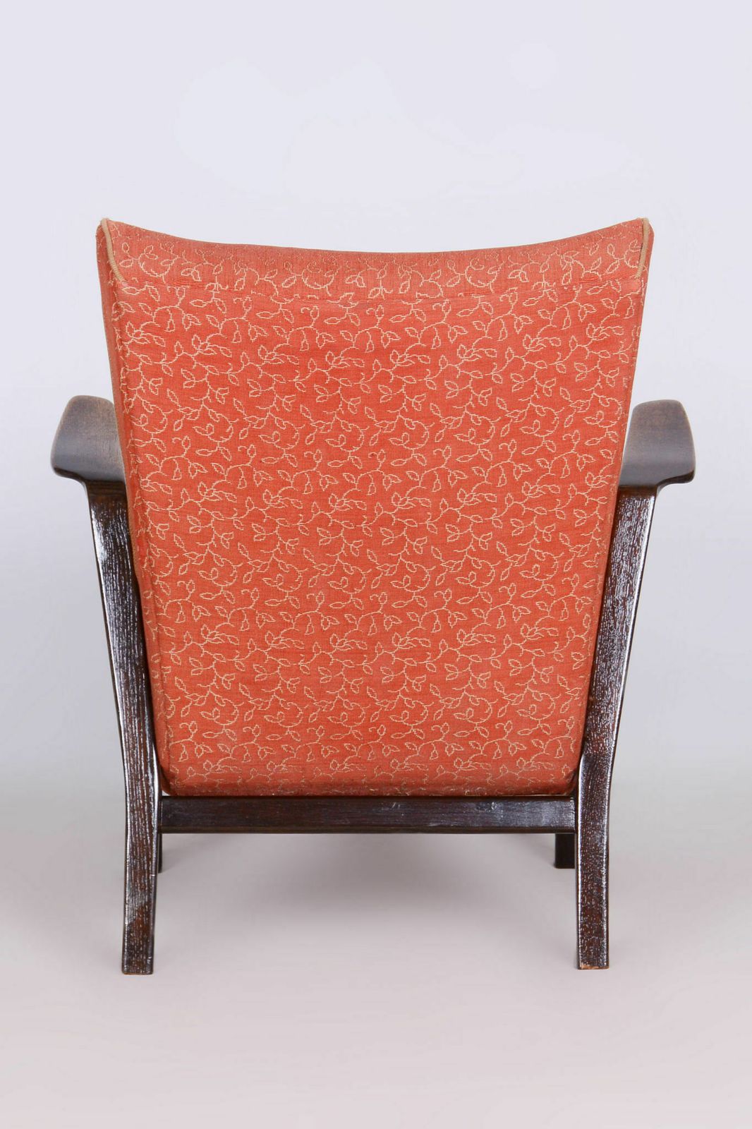 Original Artdeco Oak Armchair, Professor Antonin Kybal, Czechia, 1930s photo furniture