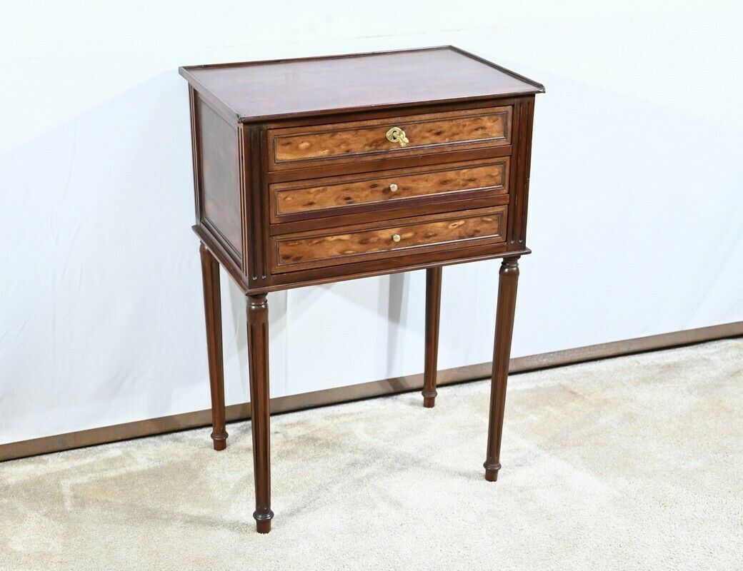 Small Chest Of Drawers In Cuban Mahogany, Louis XVI Style   1st Part XIX photo furniture
