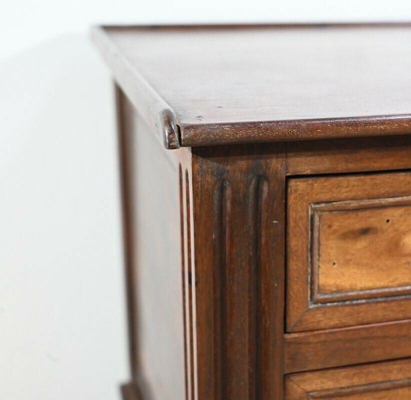Small Chest Of Drawers In Cuban Mahogany, Louis XVI Style   1st Part XIX photo 3090.0