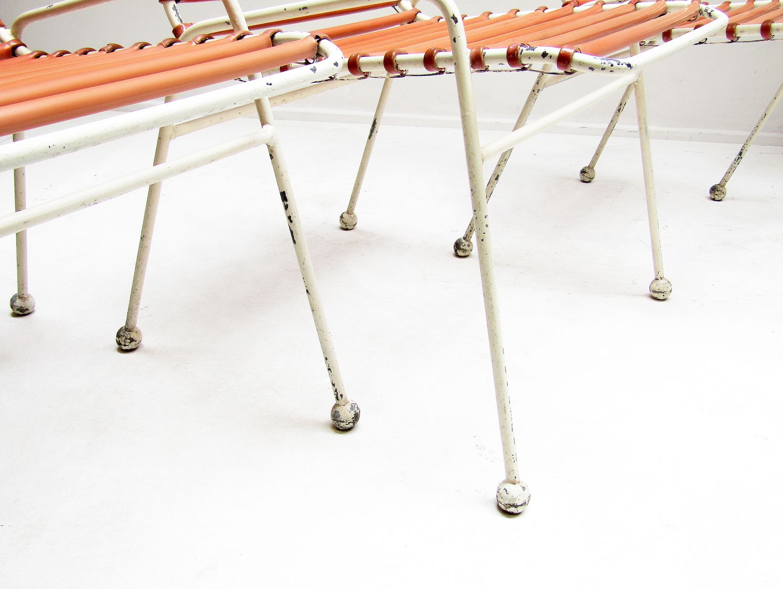 8500.0 Unique 1950s Springbok Garden Table And Chairs Set By Ernest Race photo