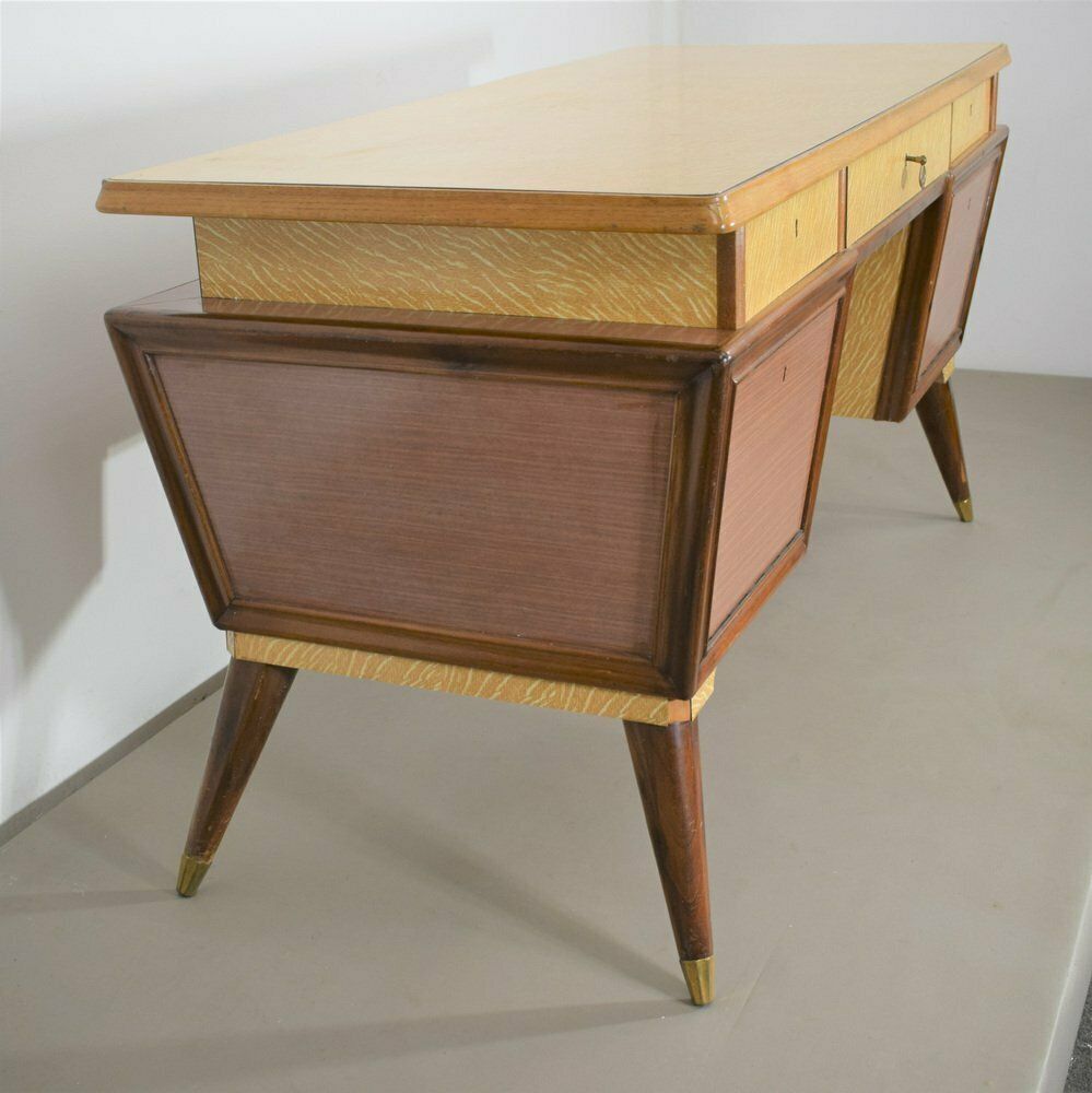 Italian Desk, 1950s, Formica, Vintage photo for sale