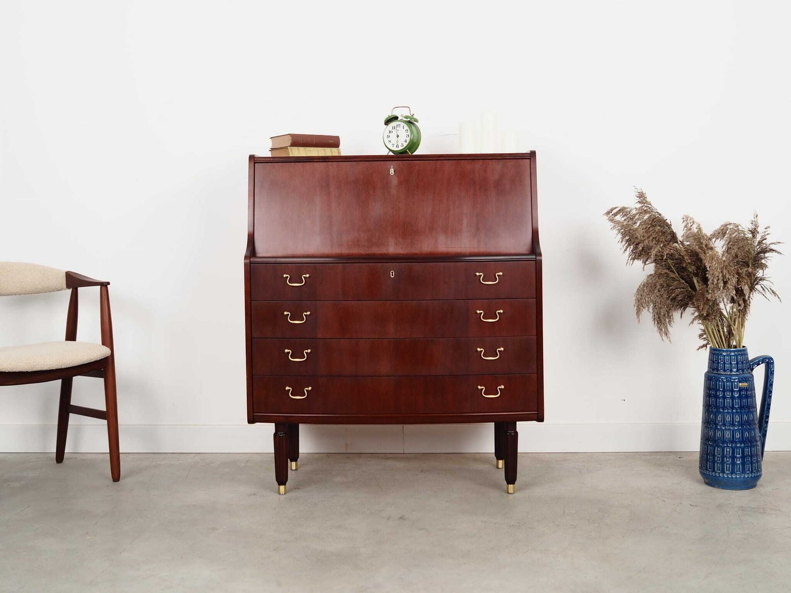 Mahogany Secretary, Danish Design, 1970s, Manufacturer: Pmj Viby J photo for sale
