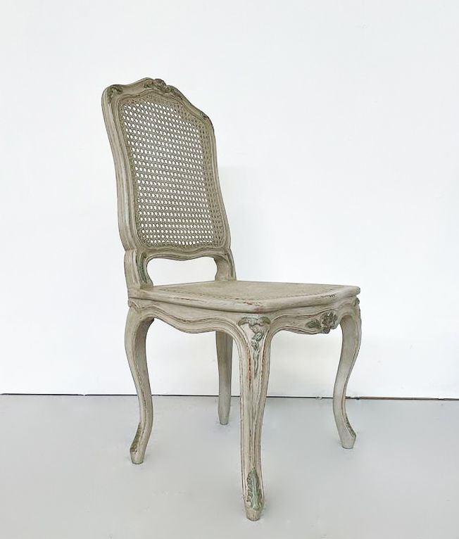 Set Of 12 Louis XV Style Cane Dining Chairs photo furniture