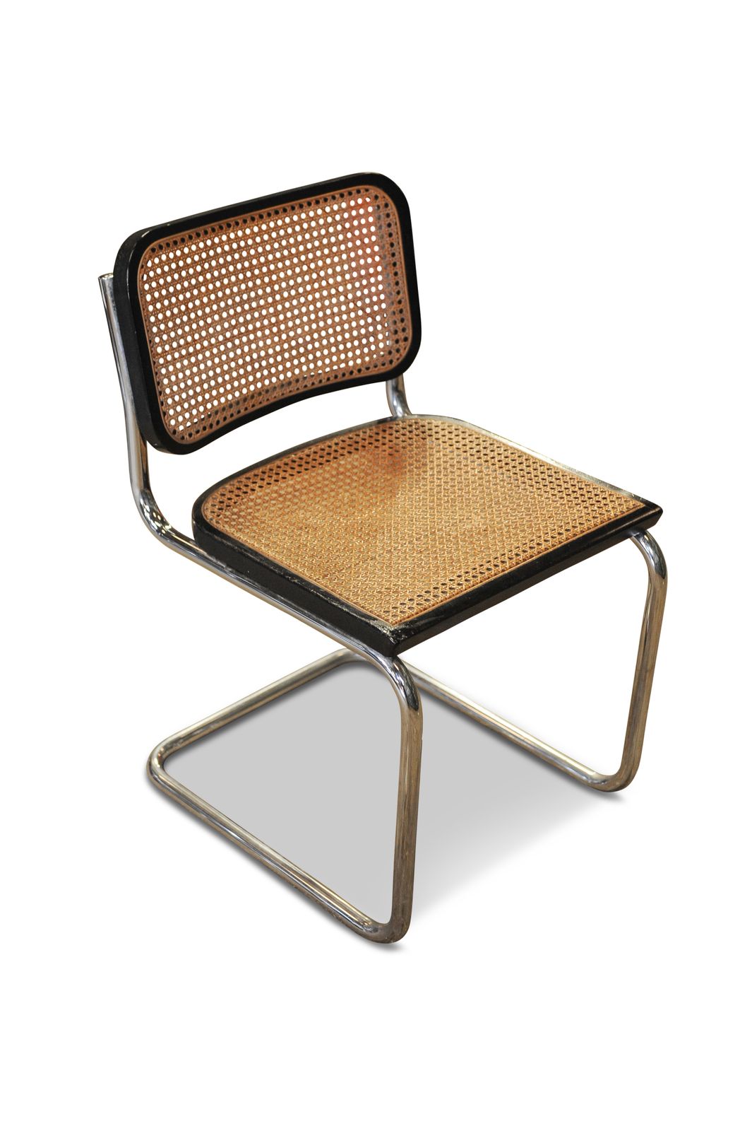 Cesca B 32 Ebonised Wood Cantilever Chair With Weave Seat A Later Marcel Breuer Made In Italy 1970s Seven In Stock Ol