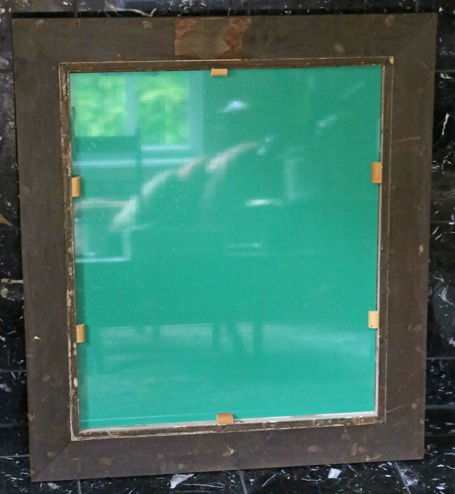 Antique Quality Large Gilt And Oak 19th Century Overmantle Or Wall Mirror photo vinterior