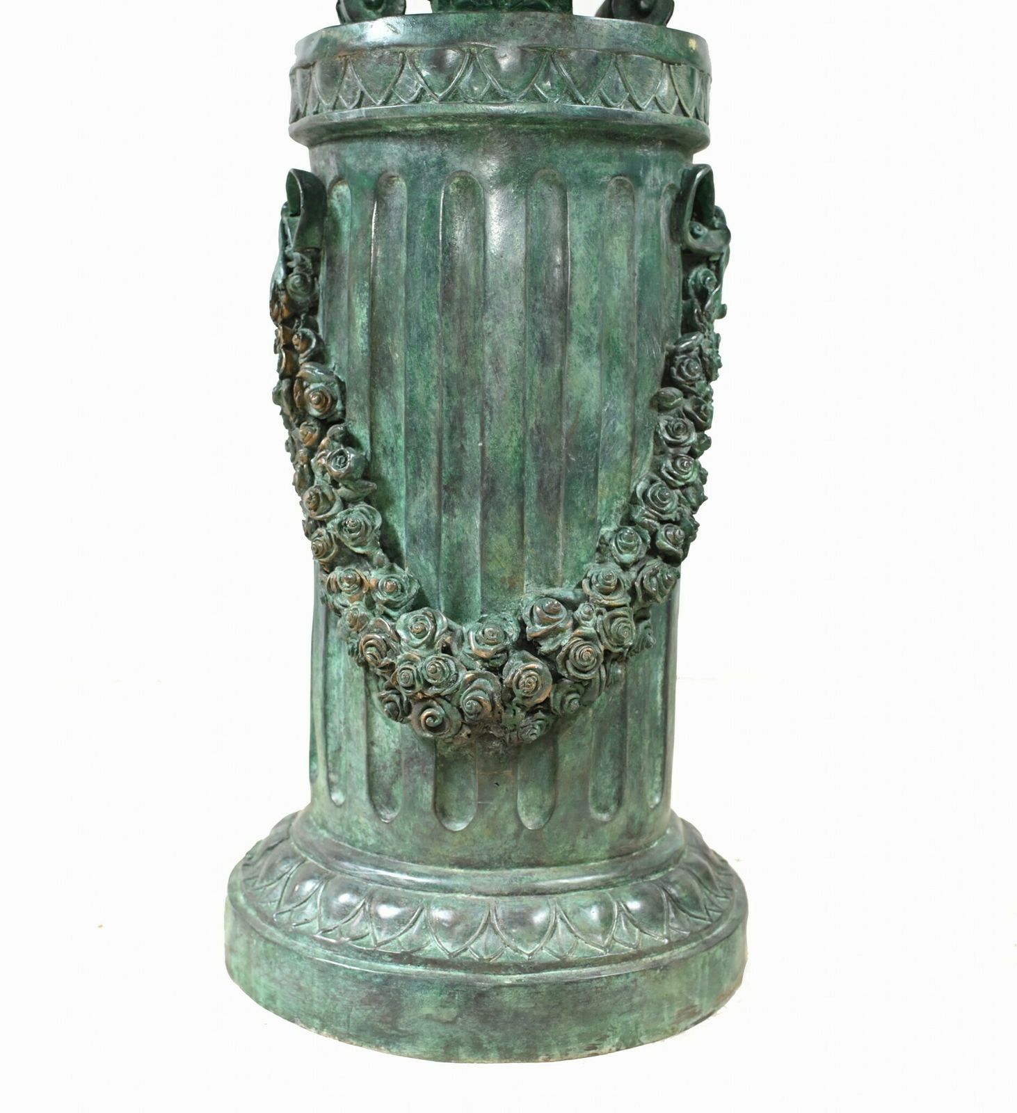 Large Classical Italian Bronze Bird Fountain Statue photo furniture