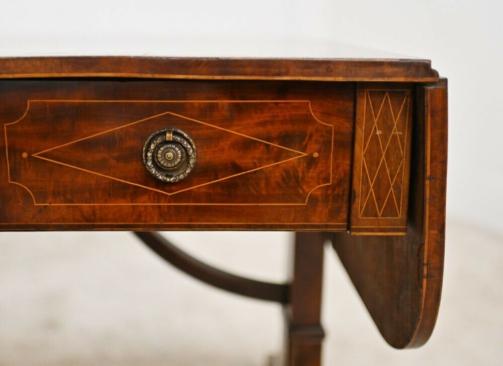 Regency Sofa Table Mahogany Antique Furniture photo vinterior