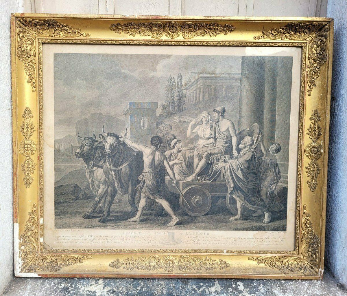 Ulysses, Lycurgue, Pair Of Engravings, Late Eighteenth Century Early Nineteenth Century photo for sale