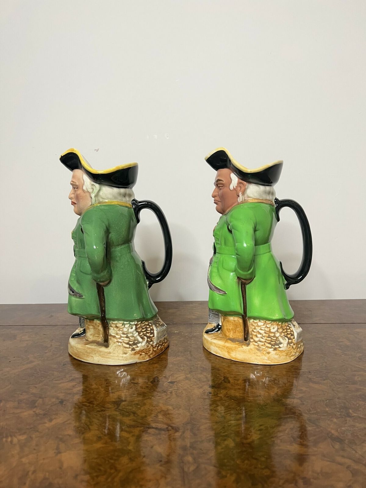 Pair Of Antique Quality Staffordshire Toby Jugs photo 475.0
