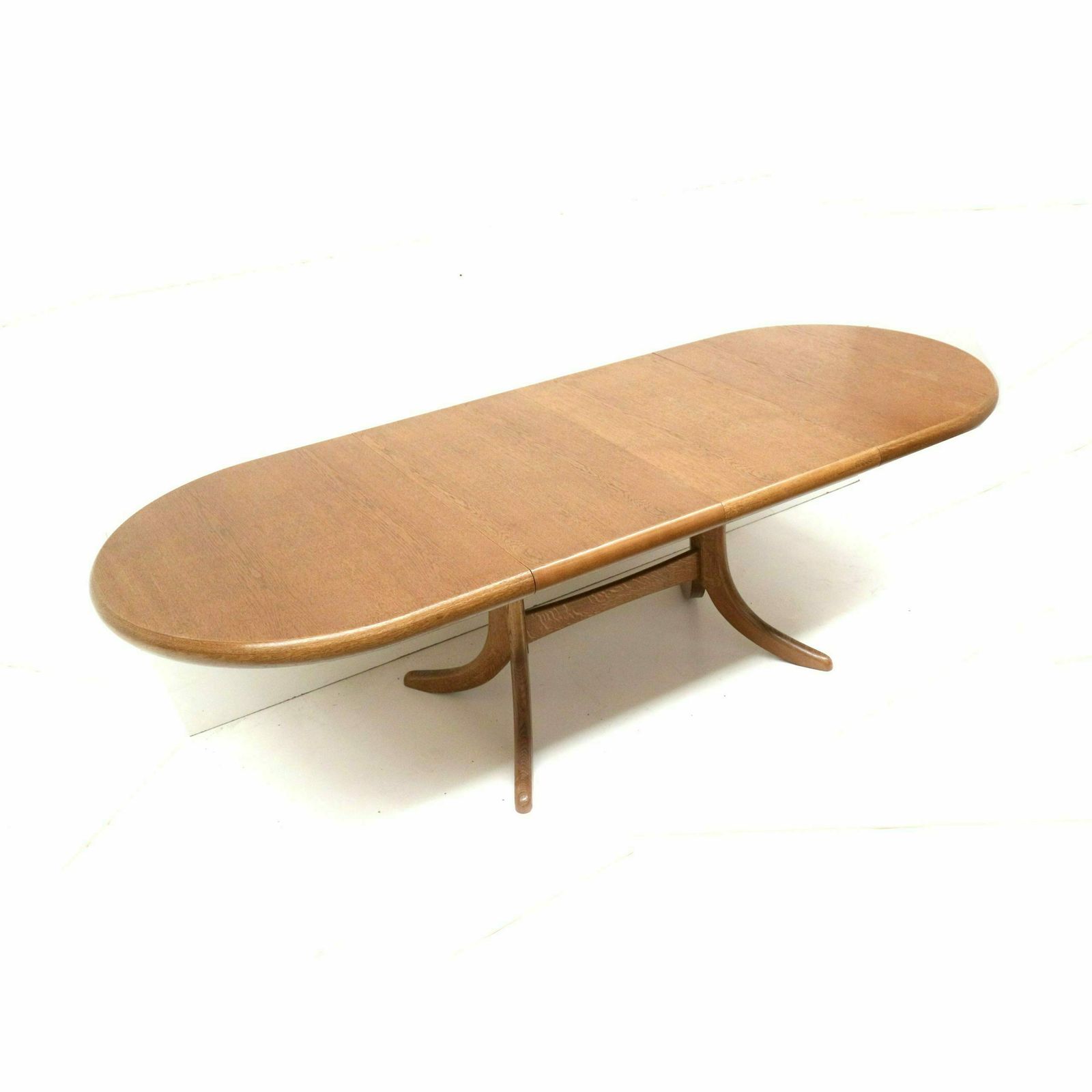 Xxl Vintage Extendable Dining Table / Conference Table Made In The 1970s