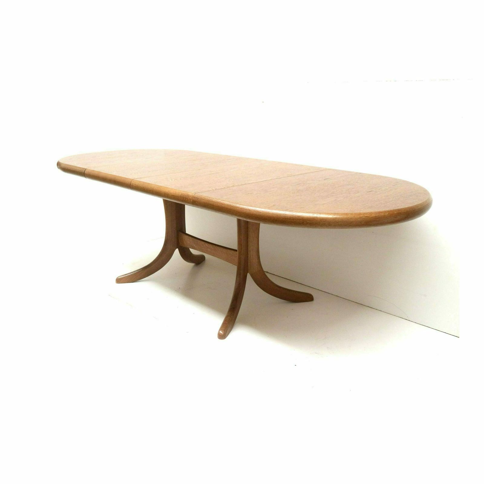 Xxl Vintage Extendable Dining Table / Conference Table Made In The 1970s photo vinterior