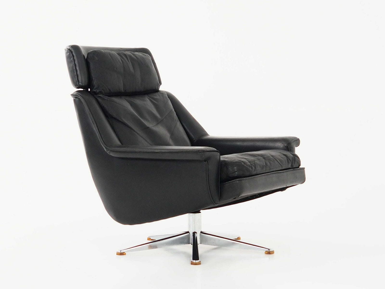 Bureaustoel, Deens Design, Jaren 1970, Ontwerper: Werner Langenfeld, Fabrikant: Esa photo Meubels