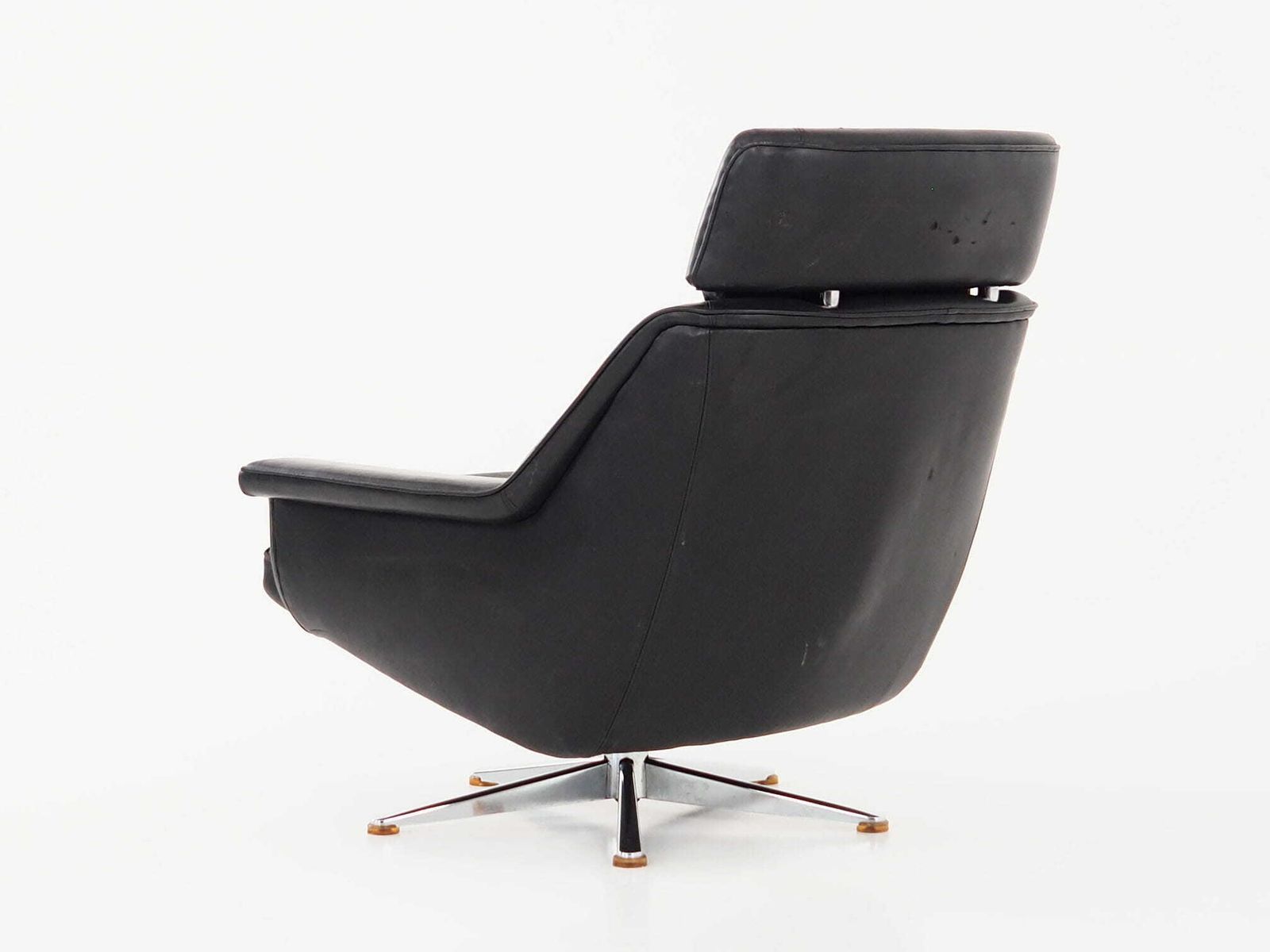 Bureaustoel, Deens Design, Jaren 1970, Ontwerper: Werner Langenfeld, Fabrikant: Esa photo vintage