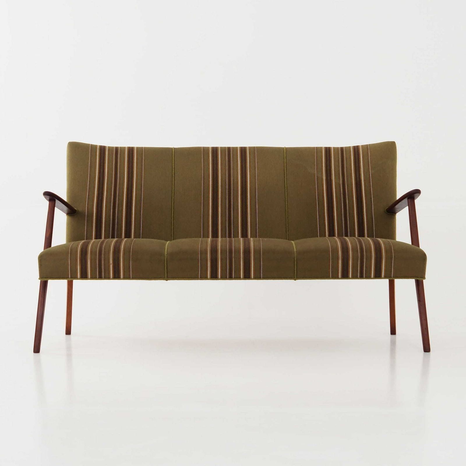 Teakhouten Bank, Deens Design, Ca. Jaren 1960, Productie: Denemarken photo furniture