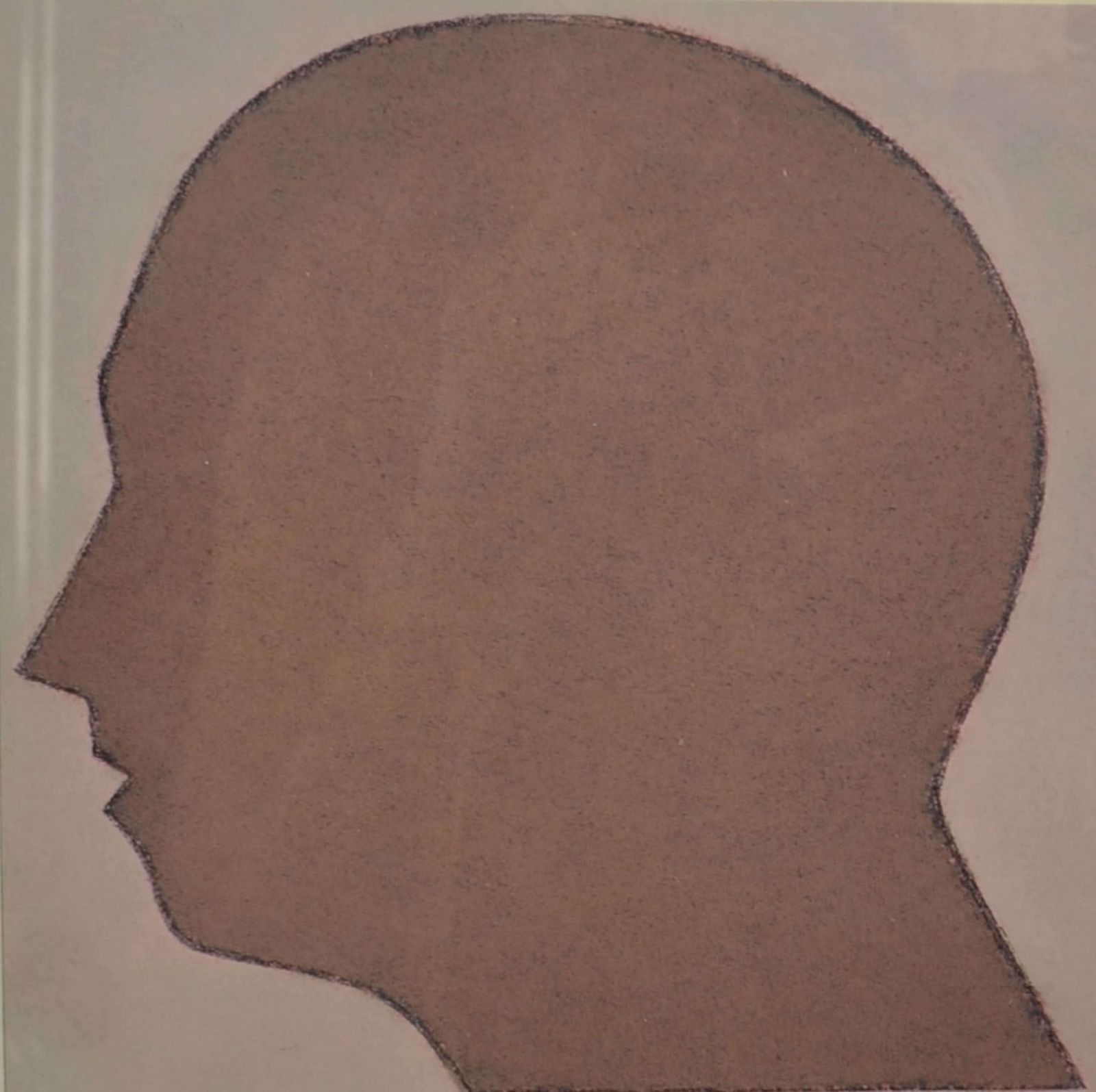 Lithograph Of Silhouette Faces By Beate Selzer photo Art