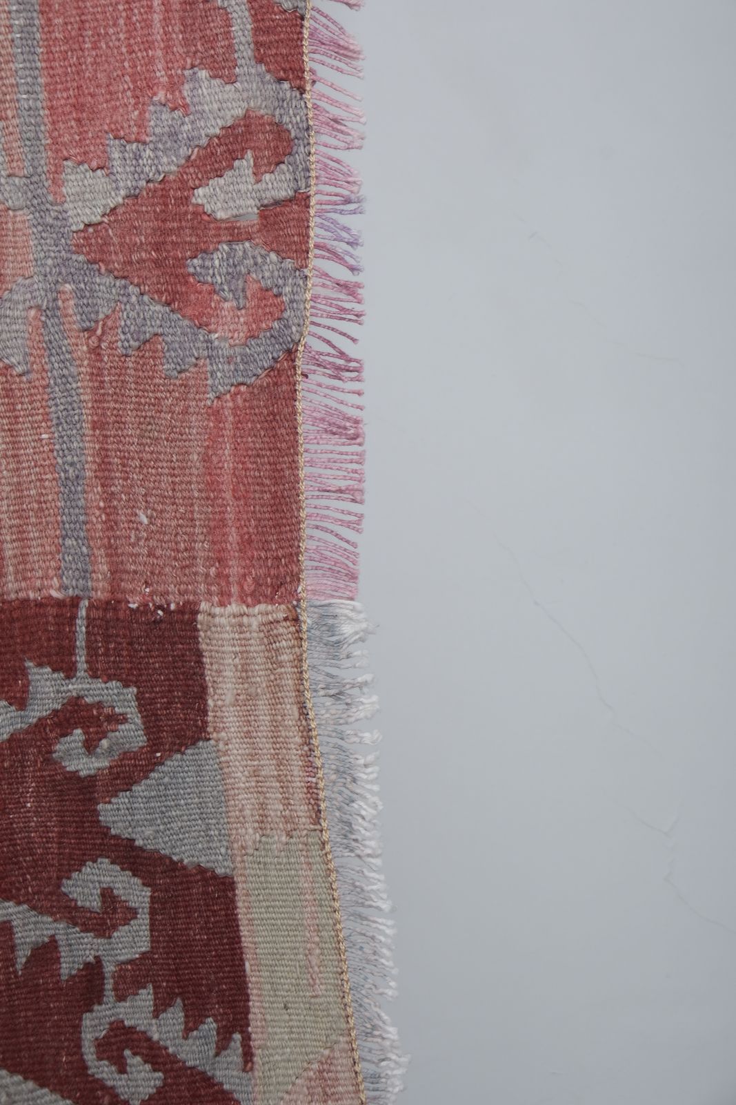 1960s Vintage Turkish Kilim Rug 10'5'' X 10'10'' photo Textiles