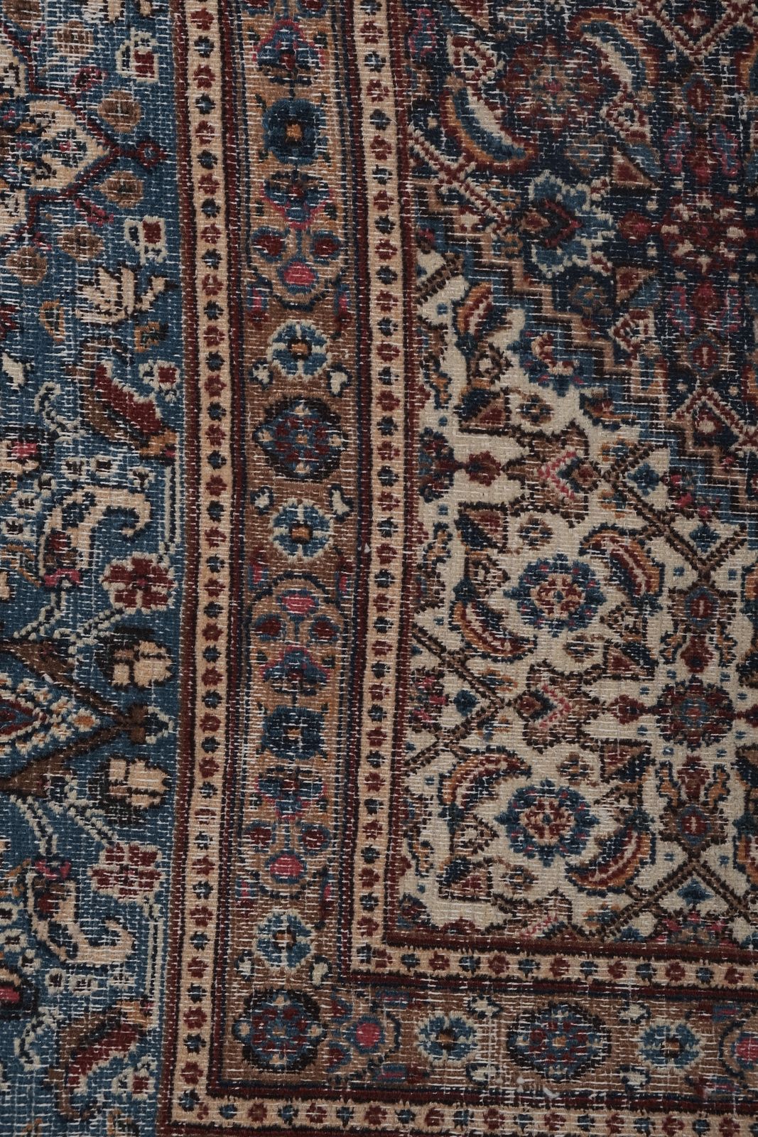 photo for sale 1960s Vintage Mid Century Hand Knotted Red Anatolian Rug 7'1'' X 10'7''