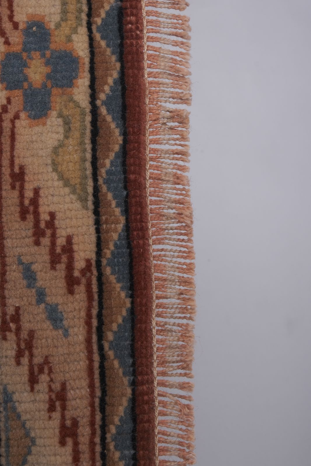 1960s Decorative Turkish Soft Muted Color Oushak Living Room Rug 6'10'' X 7'7'' photo furniture