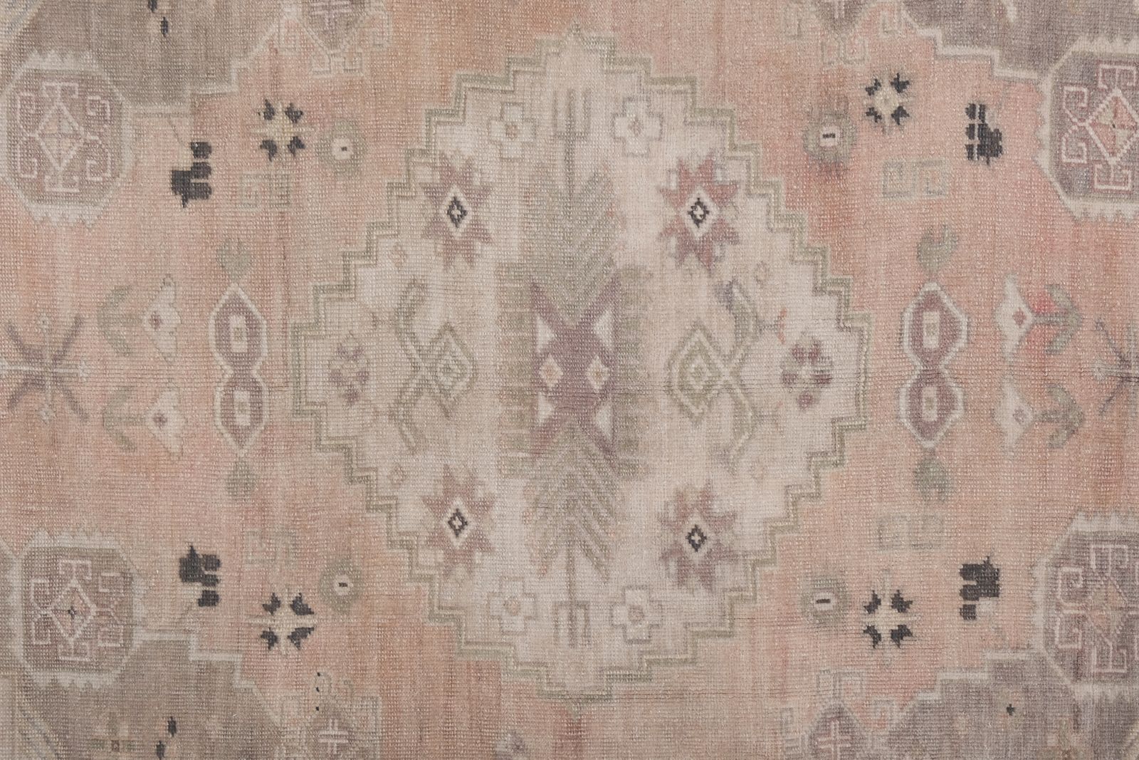 Vintage Wool Turkish Oushak Rug photo for sale