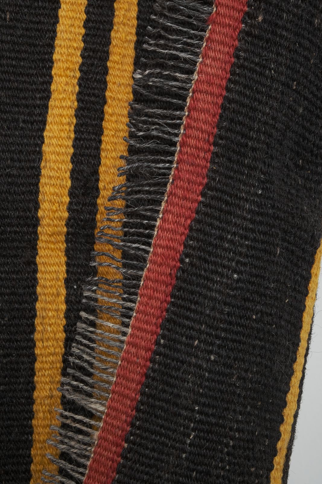 Textiles Turkish Organic Wool Goat Hair Kilim Rug photo
