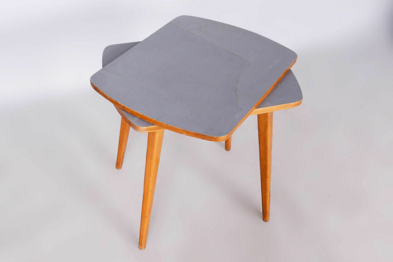 Restored Midcentury Coffee Table, Beech, Umakart, Revived Polish, Czechia, 1950s