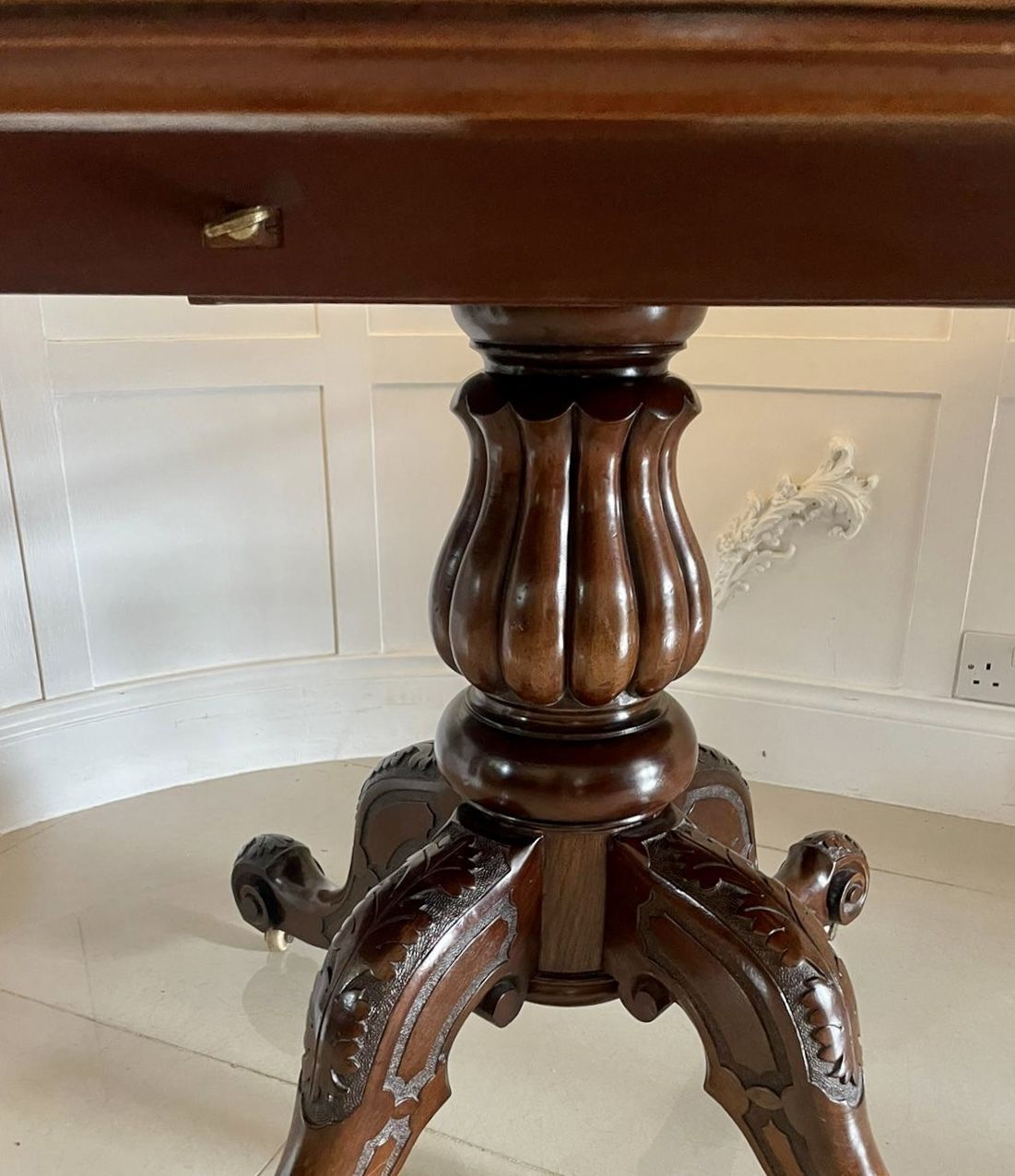 Antique 19th Century Quality Mahogany Dining Table photo Furniture