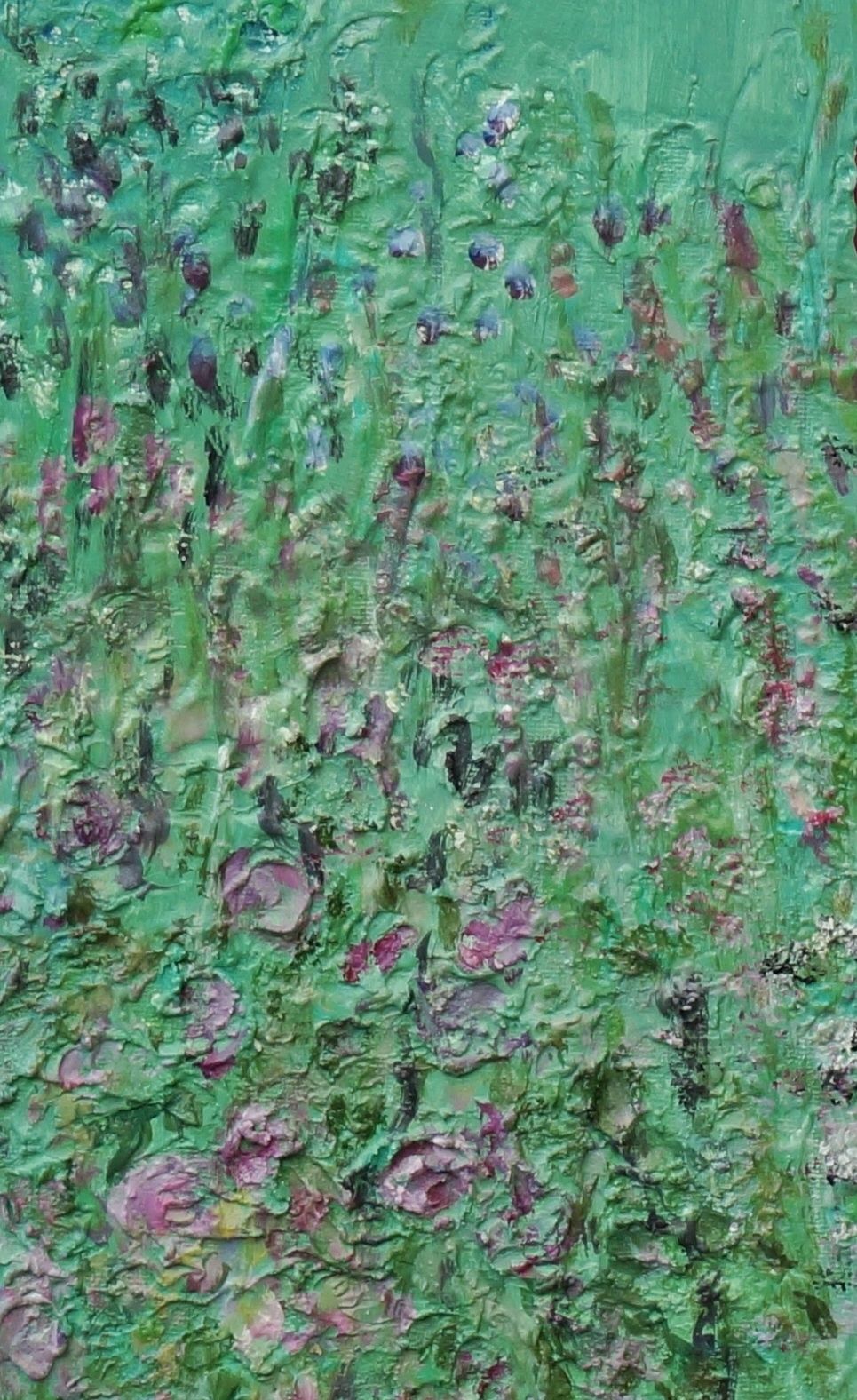 Midsummer Night. Contemporary Impressionist Landscape Painting By Carolyn Miller photo vinterior