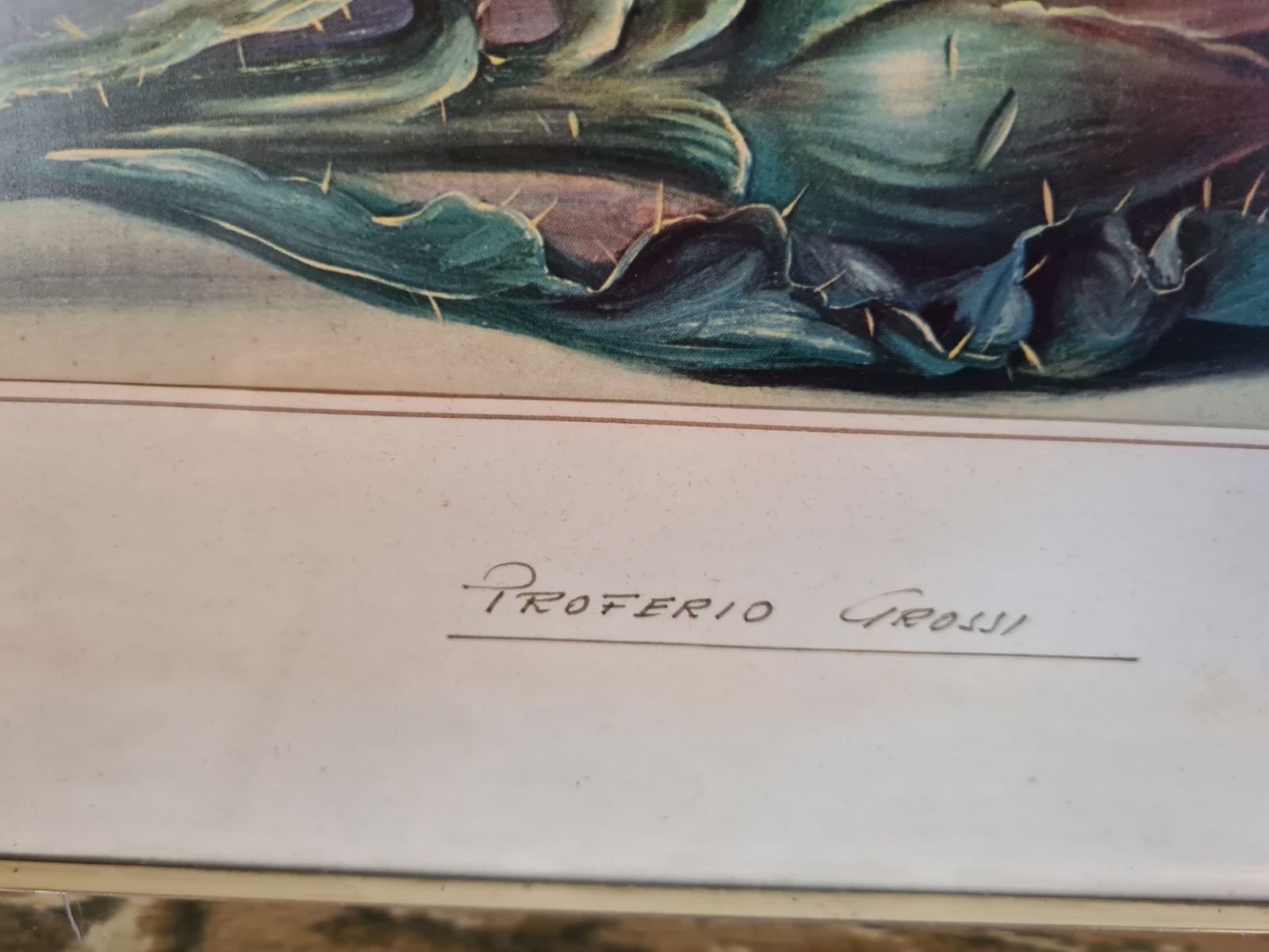 Proferio Grossi (Italian, 1923   2000) Painting photo furniture