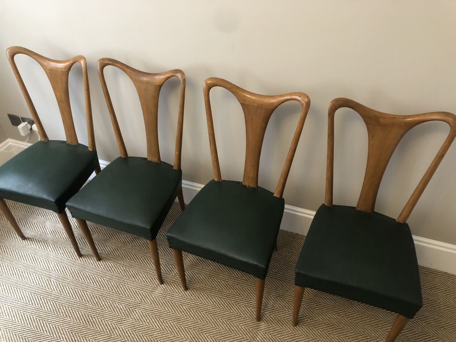 Mid Century Chairs By Ico Parisi For Fratelli Rizzi