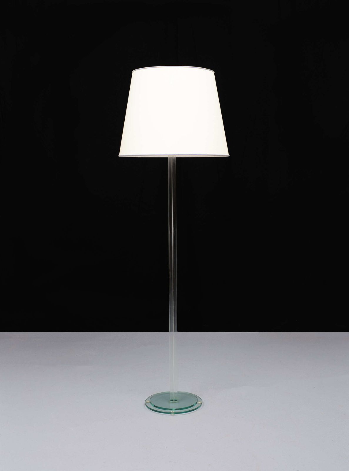 Full Glass Floor Lamp Lori Design Holland 1980s photo for sale