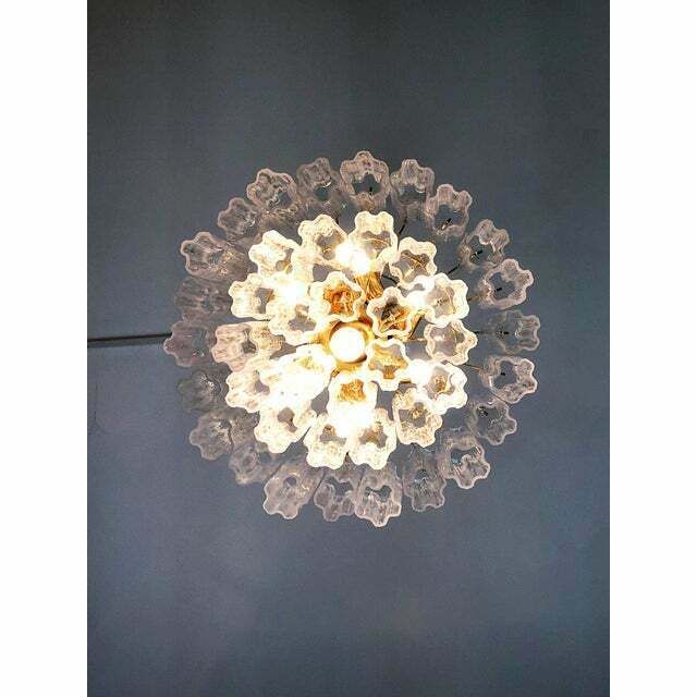 Murano Glass Sputnik Chandelier, Mazzega Style , Lot Of 2 Or A Pair Of Chandeliers photo 7192.0