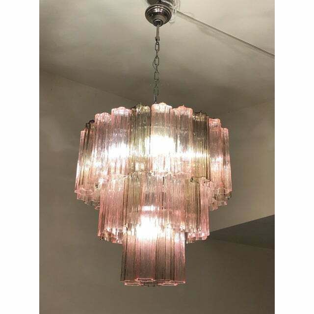 Italian Murano Style Glass Sputnik Chandelier, Lot Of 2 Or A Pair Of Chandeliers photo buy