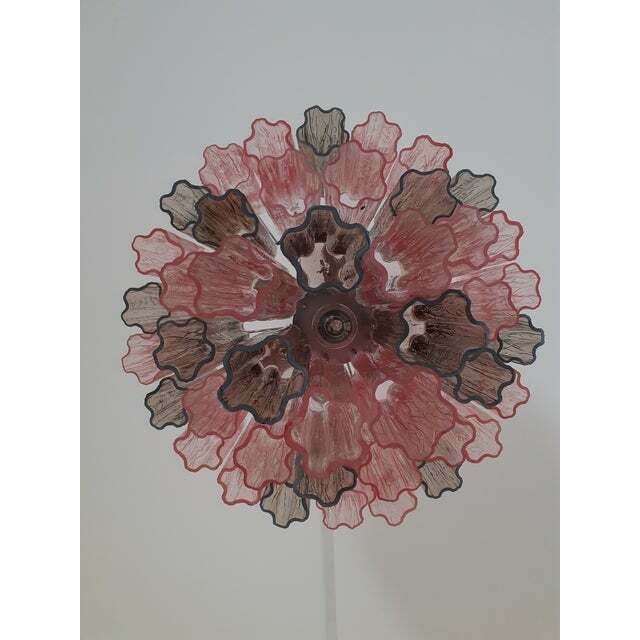 photo for sale Italian Murano Style Glass Sputnik Chandelier, Lot Of 2 Or A Pair Of Chandeliers