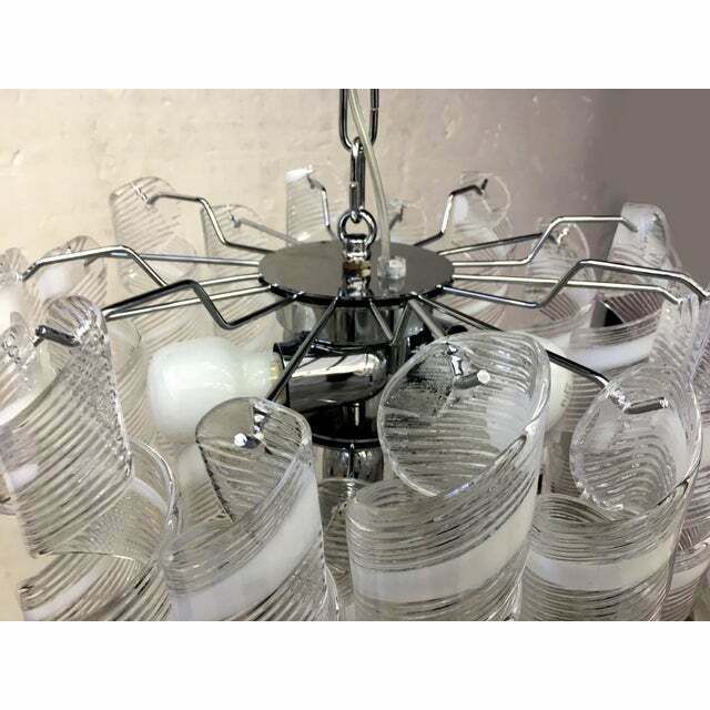 Murano Glass Sputnik Mazzega Style Chandelier , Lot Of 2 Or A Pair Of Chandeliers photo buy