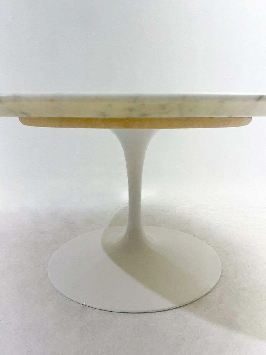 Marble "Tulip" Coffee Table By Eero Saarinen For Knoll International photo vinterior