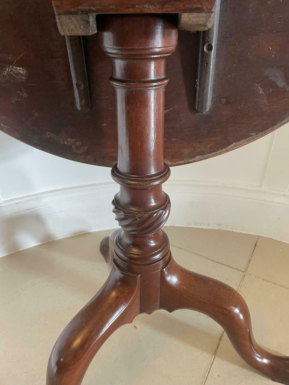 Antique George III Quality Mahogany Bird Cage Lamp Table photo buy