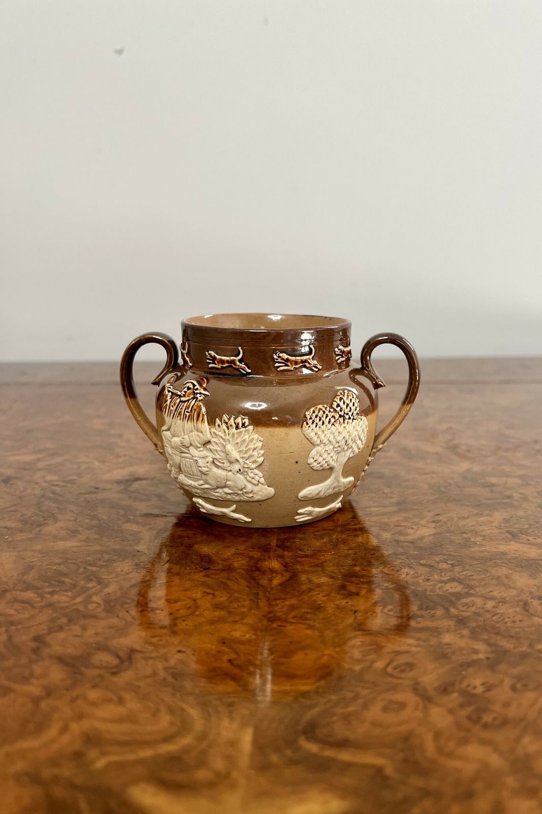 Rare Antique Doulton Four Piece Tea Set photo 465.0