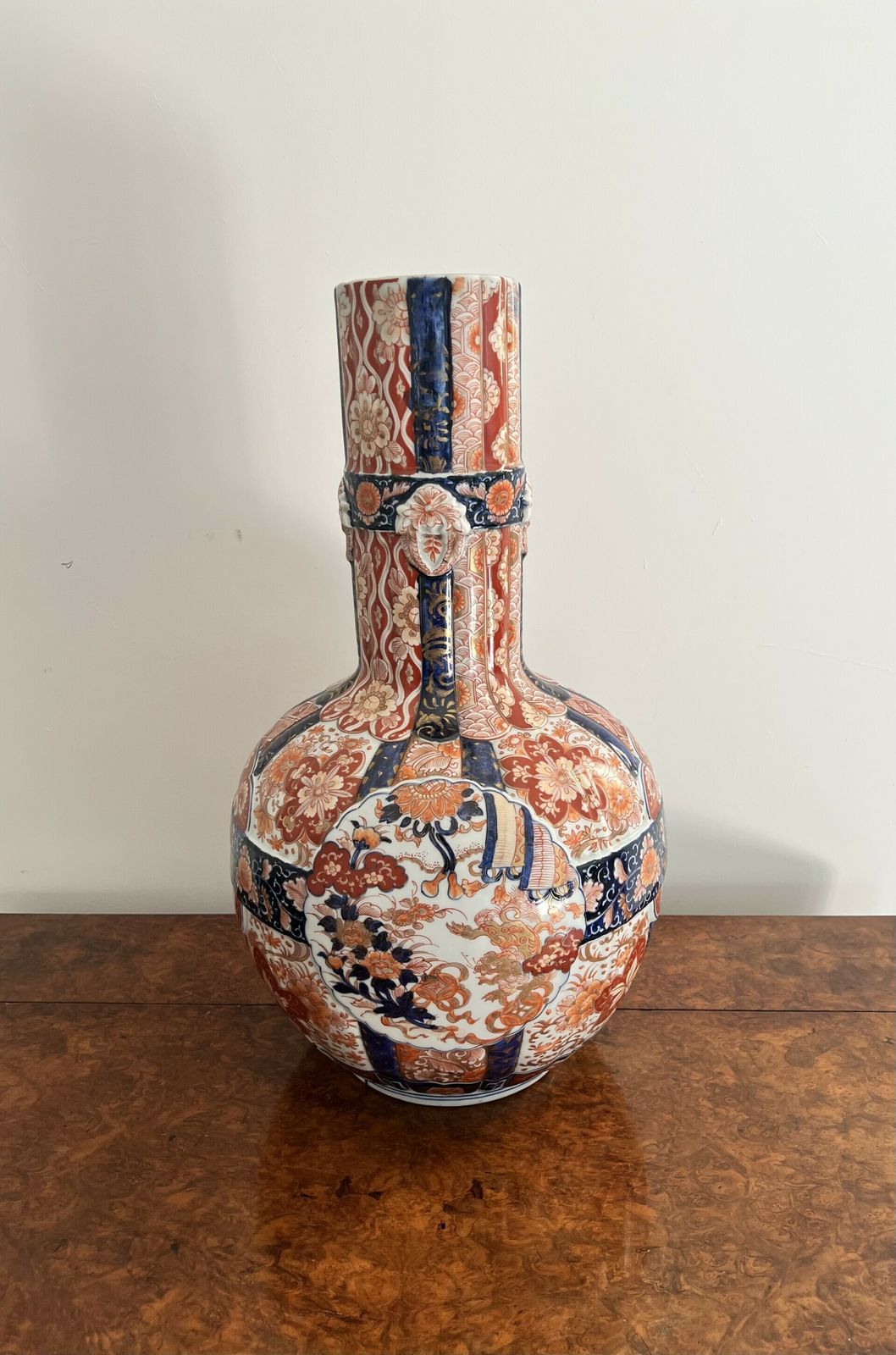 Superb Quality Unusual Large Antique 19th Century Japanese Imari Vase photo for sale