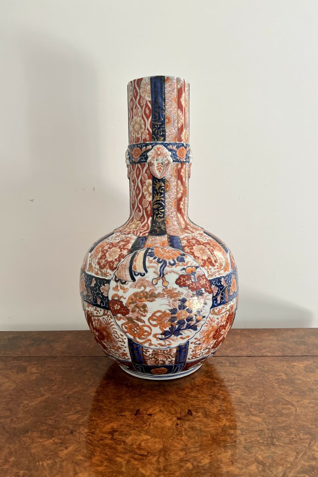 Superb Quality Unusual Large Antique 19th Century Japanese Imari Vase photo vinterior