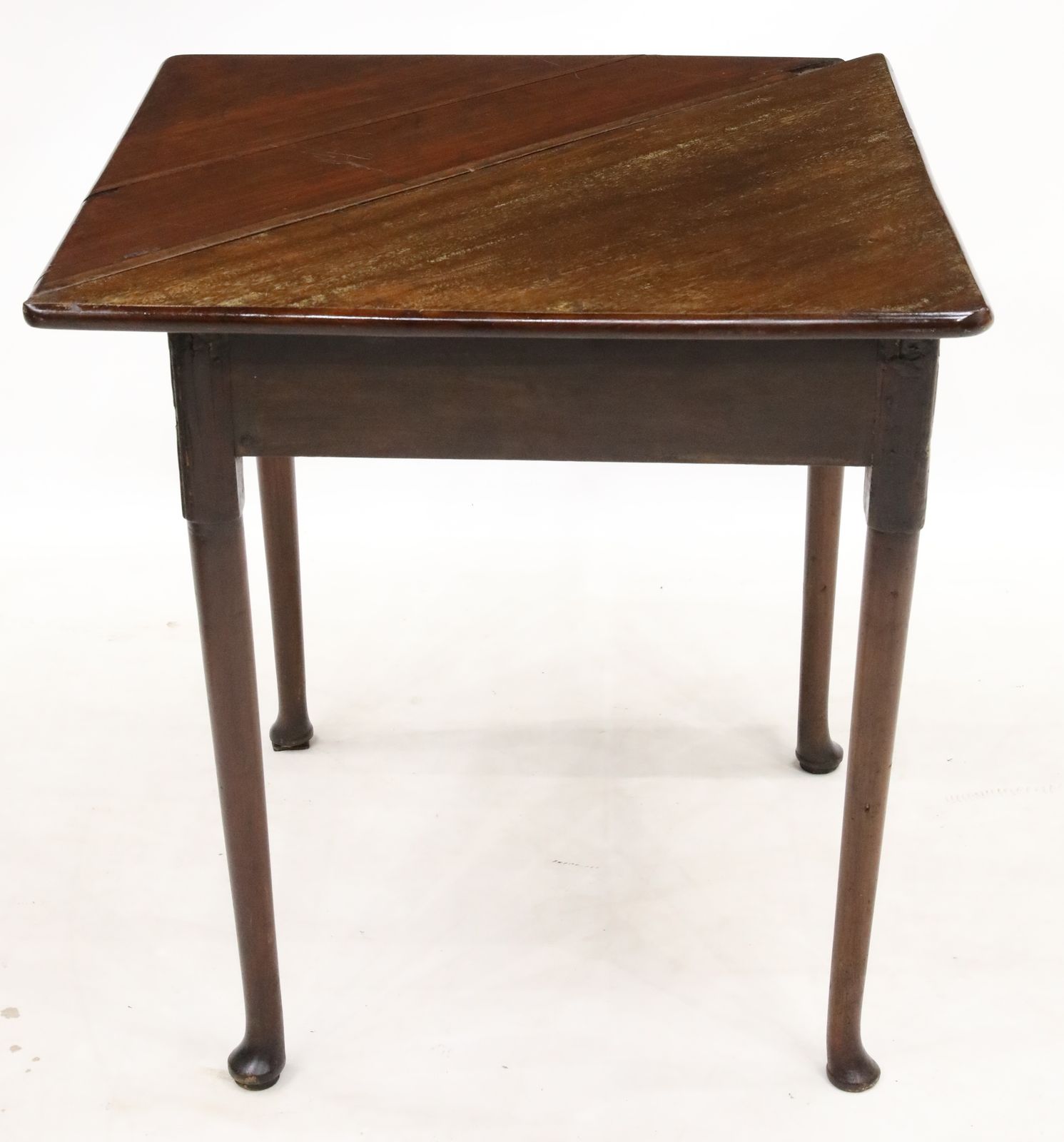 photo furniture George II Mahogany Envelope Corner Table For Restoration Free Uk Delivery