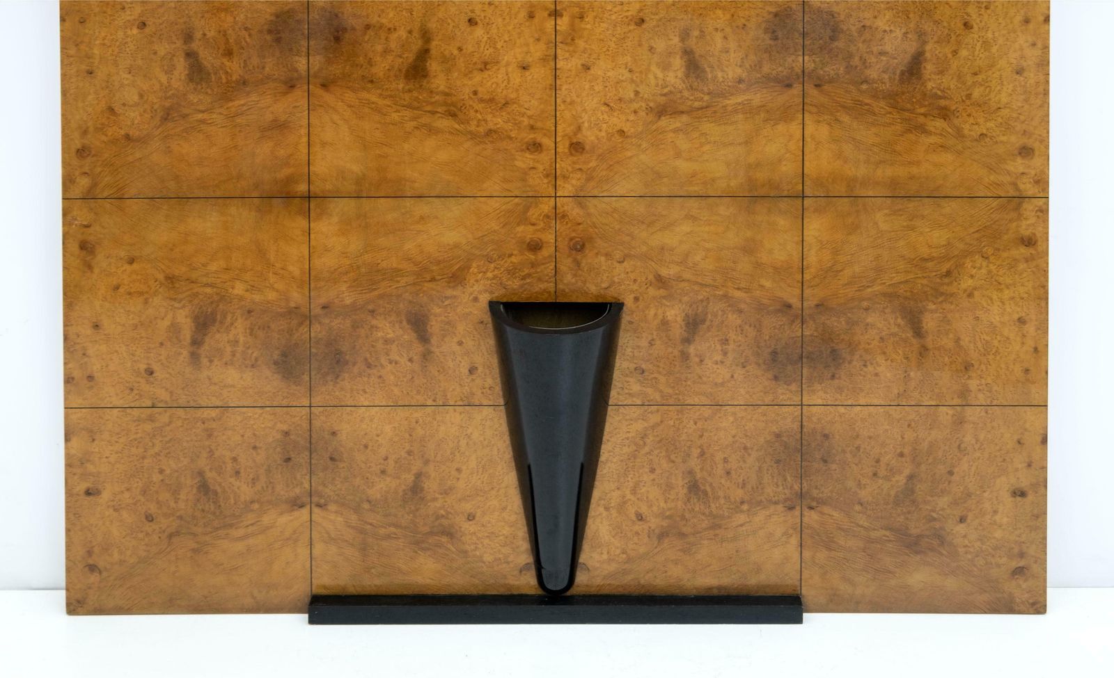 Attributed Pier Luigi Colli Art Dèco Italian Walnut And Cristal Coat Rack, 1930s photo buy