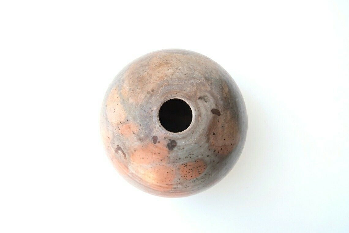 photo furniture Franse Keramische Vaas Van Loul Combres, Jaren 1980 / Boho Chic, Bohemian, Rustic, Country, Ball, Minimalist