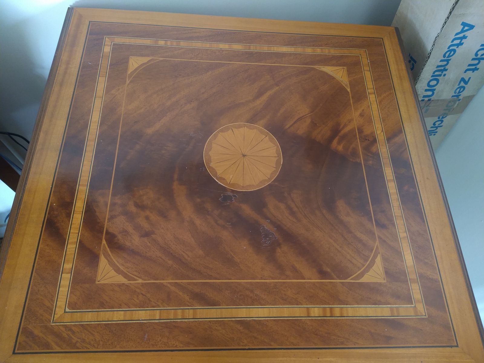 Edwardian Inlaid Mahogany Revolving Book Table photo 599.0