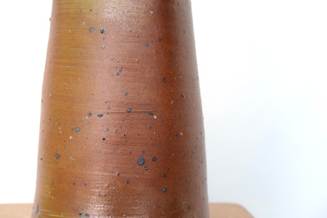 Grands vases en céramique française par Pierre Digan, La Borne, années 1960 / Céramique, Farmhouse, Country, Cuisine rustique, Marron photo vinterior