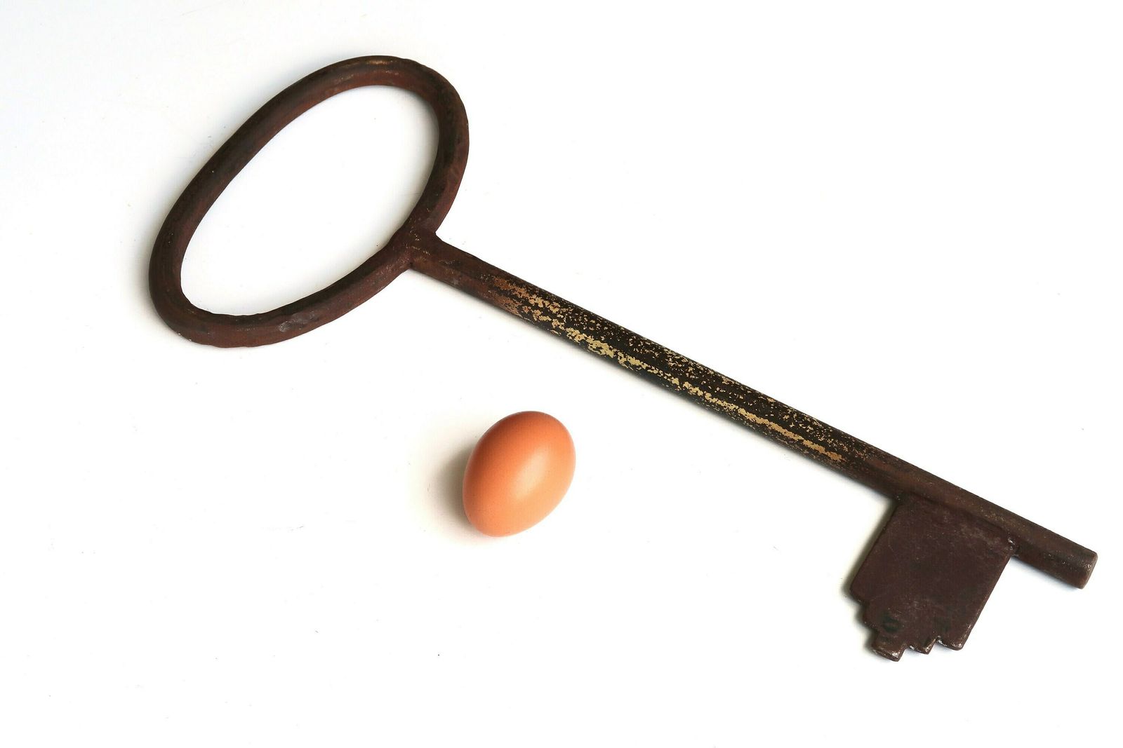 Giant Skeleton Key ( 16.9 X 7.4 In ) / Wall Decor, Lucky Charm, Talisman, Large Xl Object, Farm, Country, Boho Chic, Folk